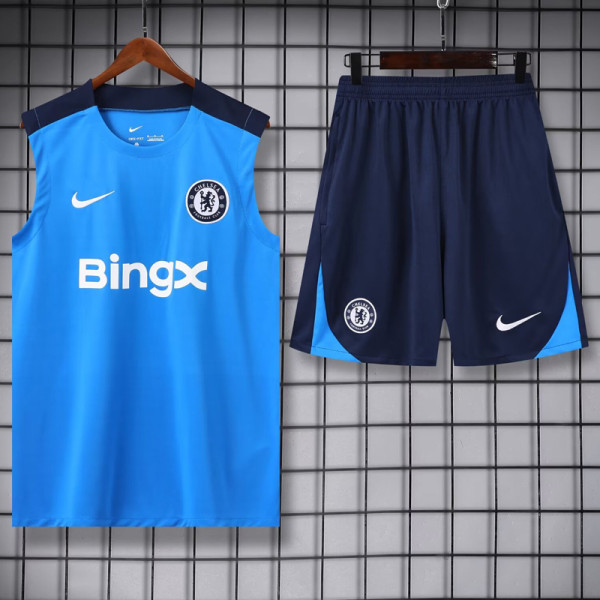 24-25 CHE Blue Tank top and shorts suit