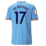 22-23 Man City Home Fans Soccer Jersey