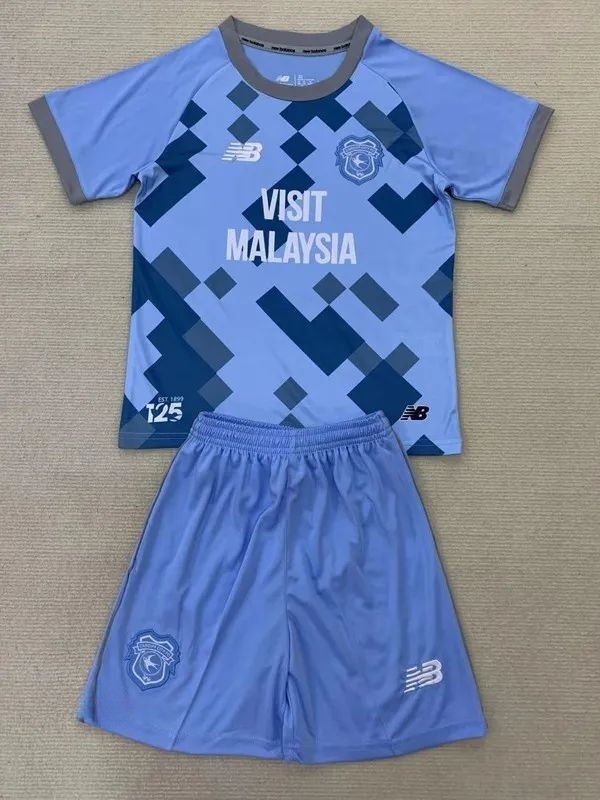 24-25 Cardiff City Third Kids Soccer Jersey