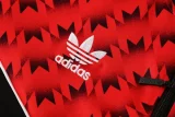 2025-26 Man Utd Black Red Jacket Tracksuit #05