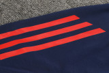 24-25 Man Utd Red Kids Half Pull Tracksuit (童装)(半拉链)