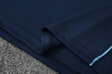 25-26 Man City Royal blue Polo Tracksuit