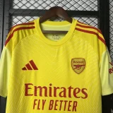 2025-26 Arsenal Yellow Goalkeeper Soccer Jersey