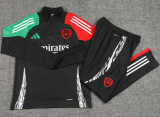 24-25 ARS Black Kids Half Pull Tracksuit (童装)(半拉链)