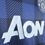 2013-2014 Man Utd Away Long Sleeve Retro Soccer Jersey (长袖)
