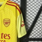 2025-26 Arsenal Yellow Goalkeeper Soccer Jersey