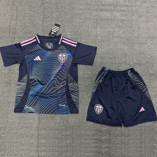 24-25 Leeds United Third Kids Soccer Jersey