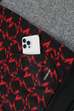 24-25 Man Utd Red Black Hoodie Tracksuit (卫衣套装)