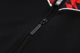 2025-26 Man Utd Black Red Kids Jacket Tracksuit #E25105(童装)