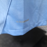 24-25 Man City Home Long Sleeve Player Version Soccer Jersey (长袖球员)
