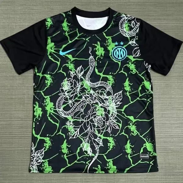 2025-26 Inter Milan  Black Green Training shirts