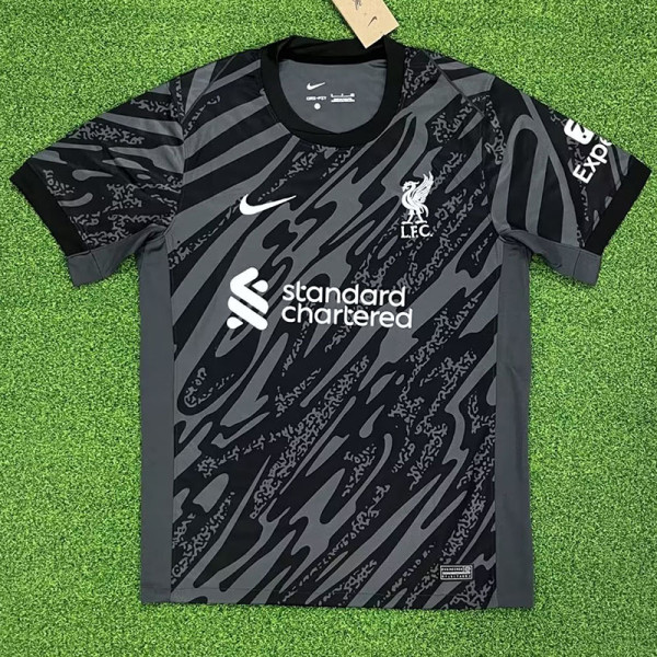 24-25 LIV Black GoalKeeper Soccer Jersey