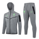 24-25 LIV Grey Hoodie Jacket Tracksuit #F572(绿标)