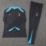 24-25 TOT Dark gray Half Pull Tracksuit (半拉链)