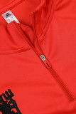 24-25 Man Utd Red Half Pull Tracksuit (半拉链)