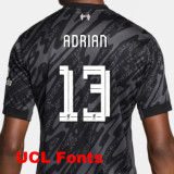 24-25 LIV Black GoalKeeper Soccer Jersey