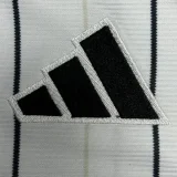 25-26 Juventus  White Casual Edition Baseball Jersey