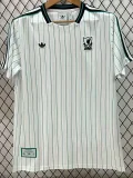 25-26 Liverpool White Green Casual Edition Training Shirts