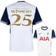 2024-25 Tottenham Hotspur Home Print Europa League Winners #25 Fans Soccer Jersey