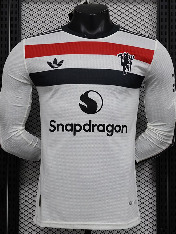 24-25 Man Utd Third Long Sleeve Player Version Soccer Jersey (长袖球员)