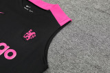 24-25 CHE Black Tank top and shorts suit