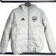 24-25 ARS White Hooded Cotton Coat #棉衣