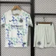 2025-26 Inter Milan  Away Kids Soccer Jersey (左袖/背下广告)