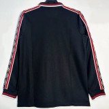 1998-1999 Man Utd Black Long Sleeve Retro Soccer Jersey (长袖)