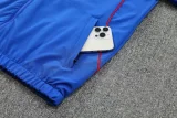 2025-26 Man Utd Fancy blue Hoodie Jacket Tracksuit
