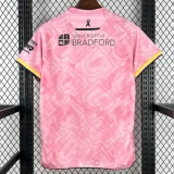2025-26 Bradford City Pink Fans Soccer Jersey