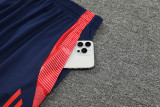 24-25 Man Utd BlueTank top and shorts suit