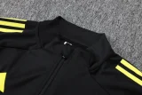2025-26 Man Utd Black Jacket Tracksuit # A2526(绿标)