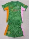 25-26 Man City Green Goalkeeper Kids Soccer Jersey