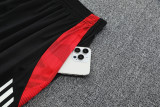 25-26 Man Utd Black Tank top and shorts suit
