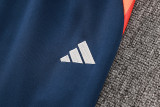 24-25 Man Utd Royal blue Kids Half Pull Tracksuit (童装)(半拉链)