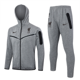 24-25 LIV Grey Hoodie Jacket Tracksuit #F571(黑标)