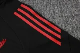 2025/26 Liverpool  Black Half Pull Tracksuit (半拉链)