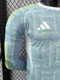 25-26 Juventus  Away Long Sleeve Player Version Soccer Jersey (长袖球员)