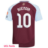 24-25 Aston Villa Home Player Version Soccer Jersey