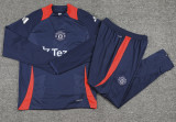 24-25 Man Utd Royal blue Long Sleeve Training Tracksuit
