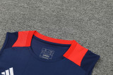 24-25 Man Utd BlueTank top and shorts suit