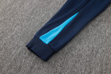 24-25 CHE Royal blue Hoodie Half Pull Tracksuit #F552半拉连帽