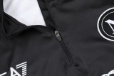 24-25 Napoli Blue Black Half Pull Tracksuit (半拉链)