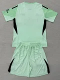 2025-26 Arsenal Light green GoalKeeper Kids Soccer Jersey