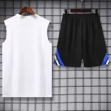 2025-26 Inter Milan White Tank top and shorts suit