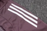 2025-26 Man Utd Grey purple Jacket Tracksuit #A2550
