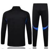 2025-26 Man Utd Black Jacket Tracksuit # A2526(绿标)