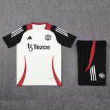 25-26 Man Utd White Training Short Suit