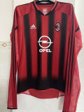 2004-2005 ACM Home Long Sleeve Retro Soccer Jersey (长袖)