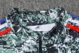 24-25 Man Utd Green Half Pull Tracksuit (半拉链)